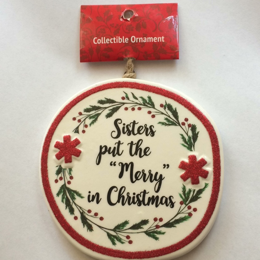 Sisters Christmas Ornament